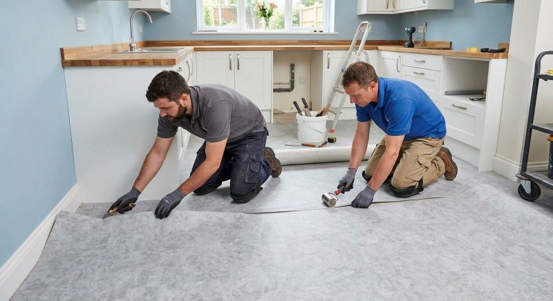 Sheet Linoleum Installation in Swansea, MA