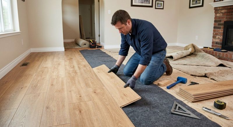Laminate Floor Remodeling in Woonsocket, RI