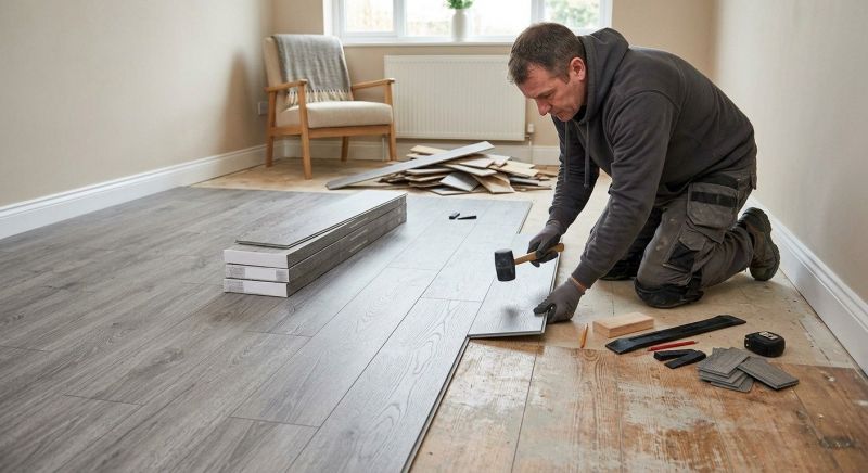 Laminate Floor Replacement in North Scituate, RI