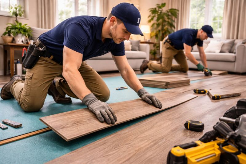 Laminate Floor Replacement in Putnam, CT