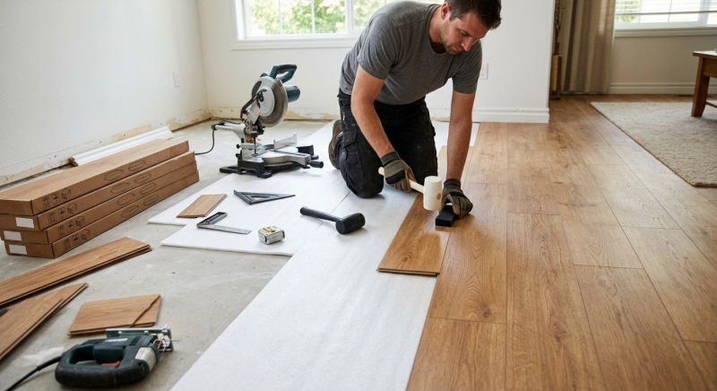 Laminate Floor Replacement in Sharon, MA
