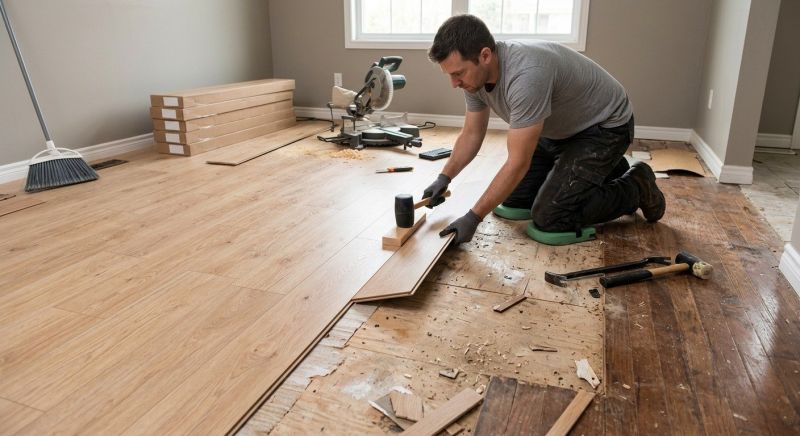 Laminate Floor Replacement in Thompson, CT