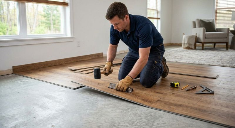 Luxury Vinyl Tile Installation in Marlborough, MA