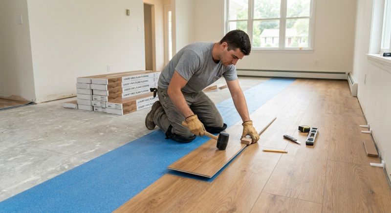 Lvt Flooring Installation in Millis, MA