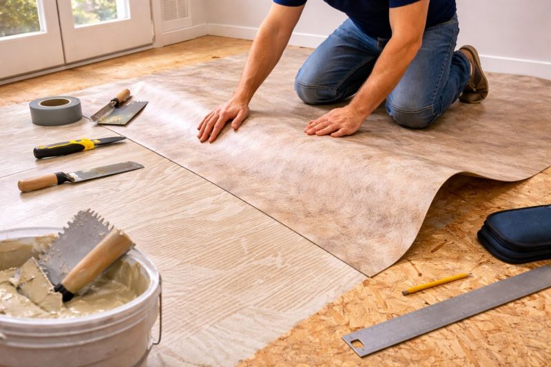 Sheet Flooring Installation in Johnston, RI