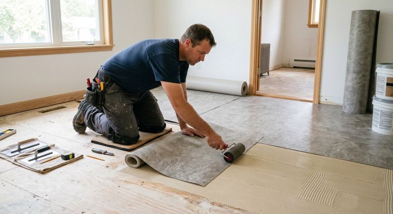 Sheet Flooring Installation in Stoughton, MA