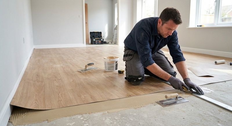 Sheet Flooring Installation in Warren, RI