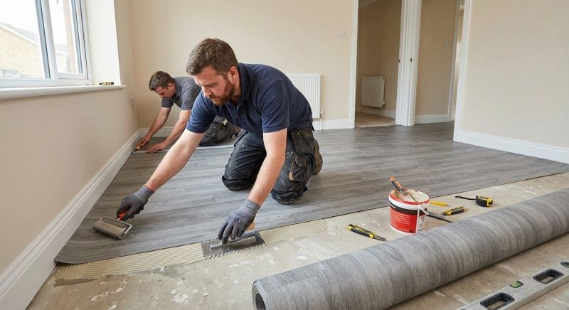 Sheet Linoleum Installation in Chepachet, RI