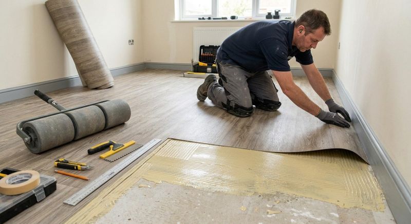 Sheet Linoleum Installation in Chepachet, RI