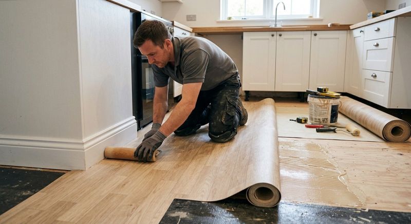 Sheet Linoleum Installation in West Warwick, RI
