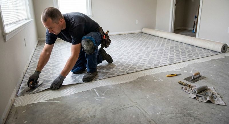 Sheet Vinyl Installation in Thompson, CT